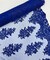 Royal Blue Sequin Embroidered Lace Fabric by the Yard, 54" Wide Floral Mesh Lace with Double Scalloped Edges